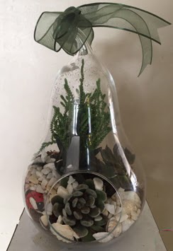 Orta boy armut terrarium 3 kakts  Ankara Pursaklar gvenli kaliteli hzl iek 